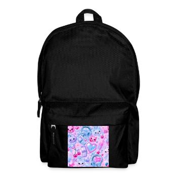 Kawaii Pastel Pop & Y2K - Rucksack - Schwarz - Vorne