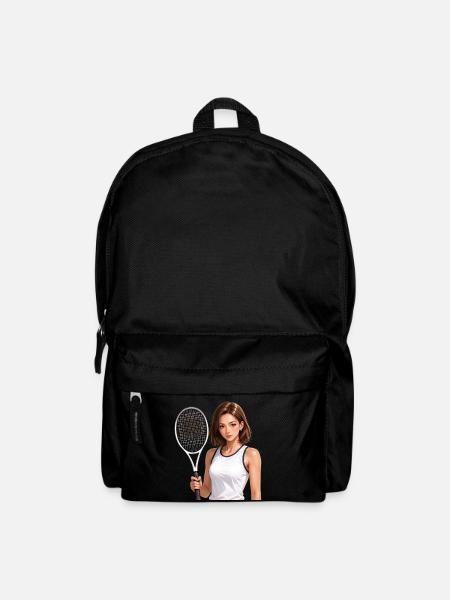 Tennis Manga Girl – Tennis-Anime - Rucksack - Schwarz
