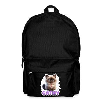 Fluffy Love Cathy - Rucksack - Schwarz - Vorne