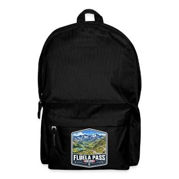 Flüela Pass – Schweiz - Rucksack - Schwarz - Vorne