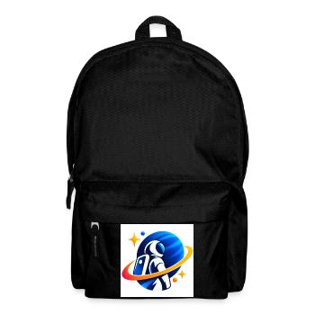Astronaut im Orbit - Rucksack - Schwarz - Vorne