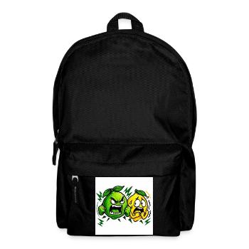 Wütende Limette & Zitrone - Rucksack - Schwarz - Vorne