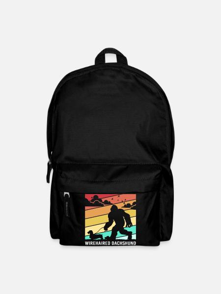 Rauhaardackel Dachshund - Rucksack - Schwarz