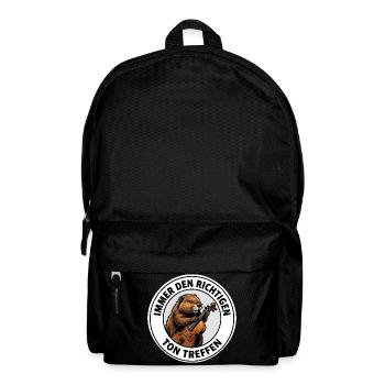 Biber Bratsche T-Shirt Motiv Musiker Geschenk - Rucksack - Schwarz - Vorne