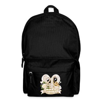 4.Hochzeitstag , Seidenhochzeit 4 Jahre  - Rucksack - Schwarz - Vorne
