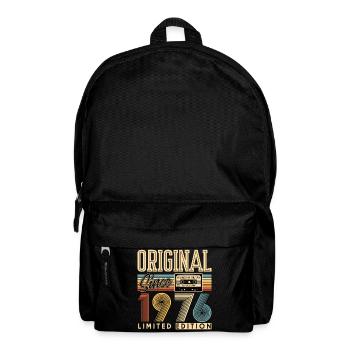 50. Geburtstag, 50 Jahre - Rucksack - Schwarz - Vorne