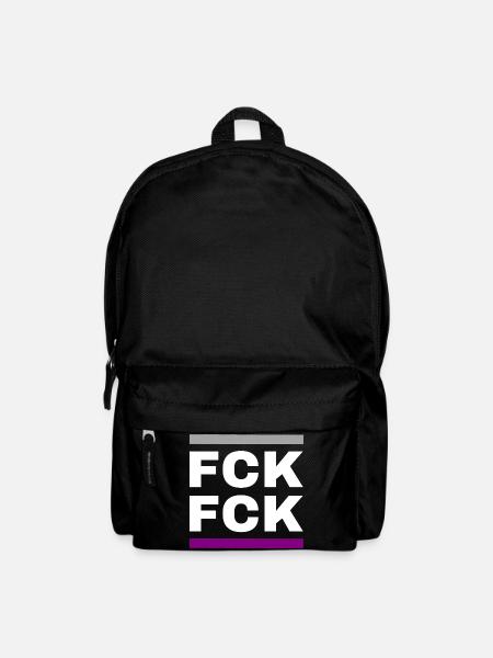 FCK FCK - Rucksack - Schwarz