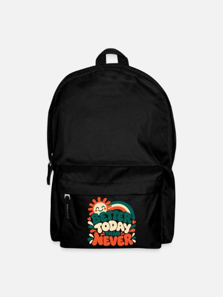 Better Today Than Never - Rucksack - Schwarz