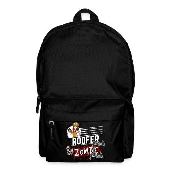 Roofer by day Zombie by night - Dachdeckerin - Rucksack - Schwarz - Vorne