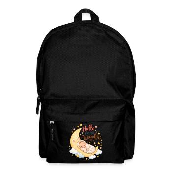 Hallo Kleines Wunder Mondtraum - Rucksack - Schwarz - Vorne