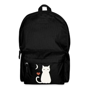 Halloween Katze Damen - Rucksack - Schwarz - Vorne