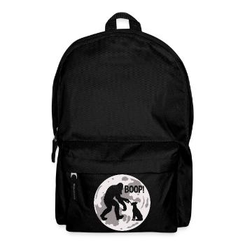 Funny Bigfoot Yeti Boop The Snoot Dog Humor - Rucksack - Schwarz - Vorne