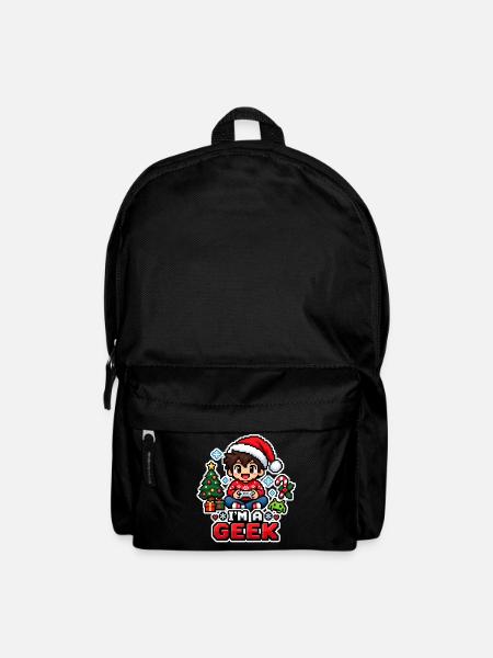 ICH BIN EIN GEEK - Gamer Noël - Rucksack - Schwarz