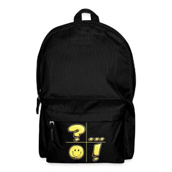 Interpunktion - Rucksack - Schwarz - Vorne