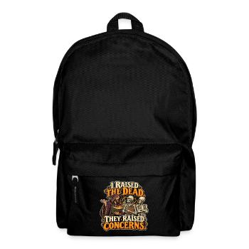 Untote Bedenken - Rucksack - Schwarz - Vorne