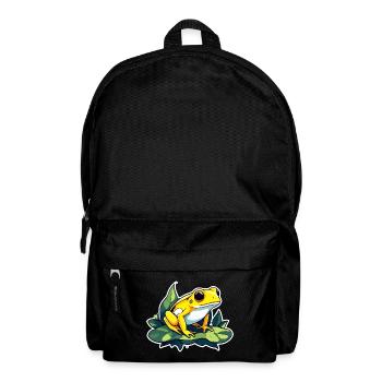 Poison Dart Frog Frog Drawing - Backpack - black - Front