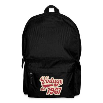 Jahrgang Est 1961 - Rucksack - Schwarz - Vorne