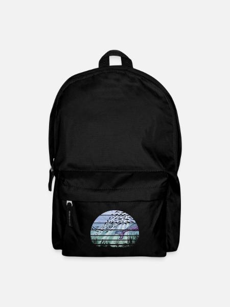 Fantasy Unterwasser Meerjungfrau Meermann Ästhetik - Rucksack - Schwarz