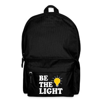 Be the light - Backpack - black - Front