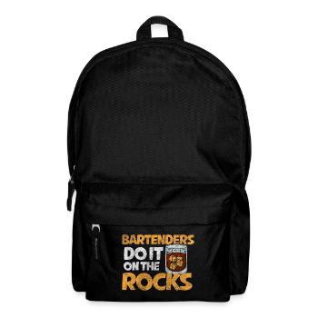 Bar Waiter Drink Humor - Backpack - black - Front