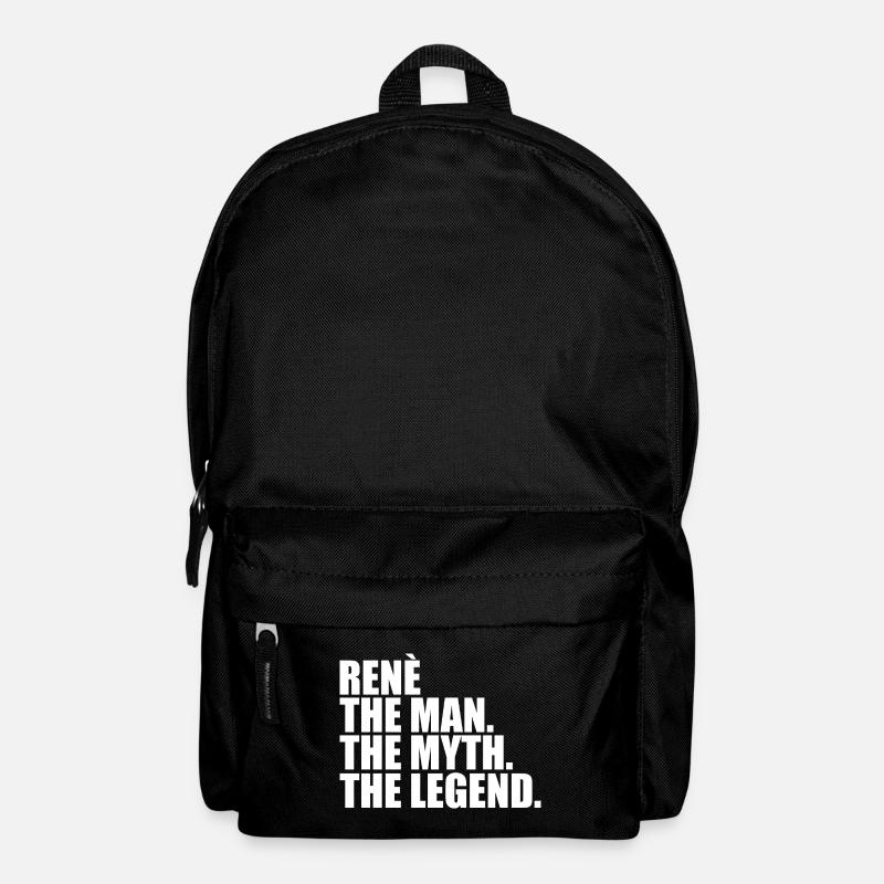 Myth Legend funny best name René - Backpack - black