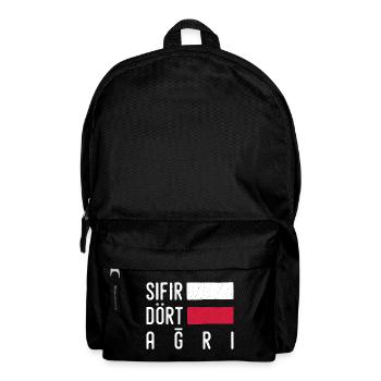 Agri 04 Turkey Turkiye gift holiday Türk TR - Backpack - black - Front