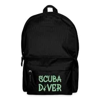 Scuba Diver Taucher Tauchen - Rucksack - Schwarz - Vorne