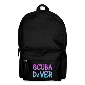 Diving Tauchen - Rucksack - Schwarz - Vorne