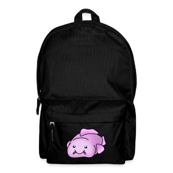 Blobfish, cute ugly fish - Backpack - black - Front