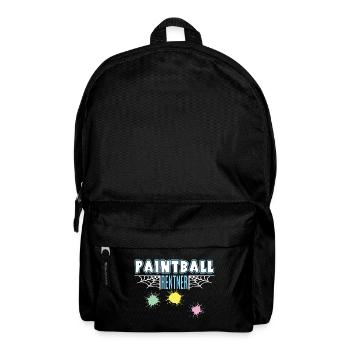 Paintball Paintballer Rentner Rente Ruhestand - Rucksack - Schwarz - Vorne
