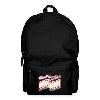 Retro Photographer Vintage Analog Vibes - Rucksack - Schwarz - Vorne