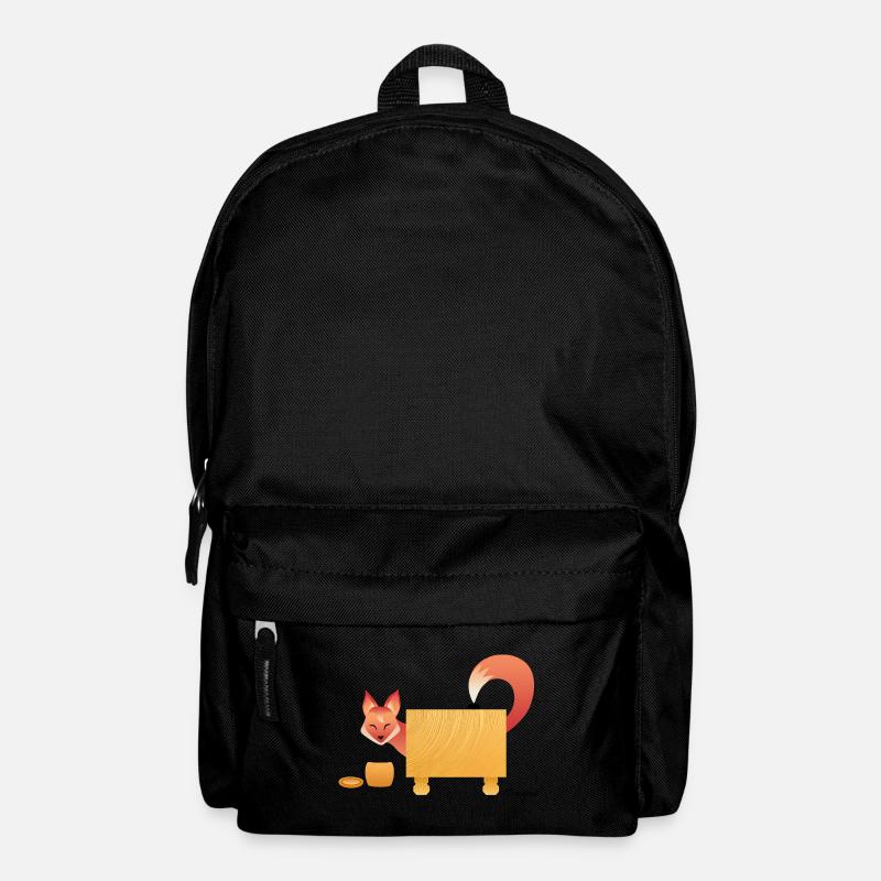 Frecher kleiner Fuchs - Rucksack - Schwarz