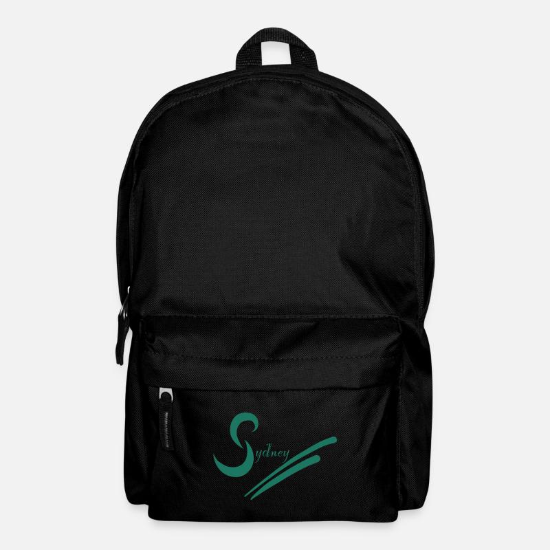 Sydney Design - Green - Backpack - black