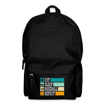 Baseball bat sport hobby - Backpack - black - Front