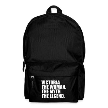 Woman Mythos Legende Name Victoria - Rucksack - Schwarz - Vorne