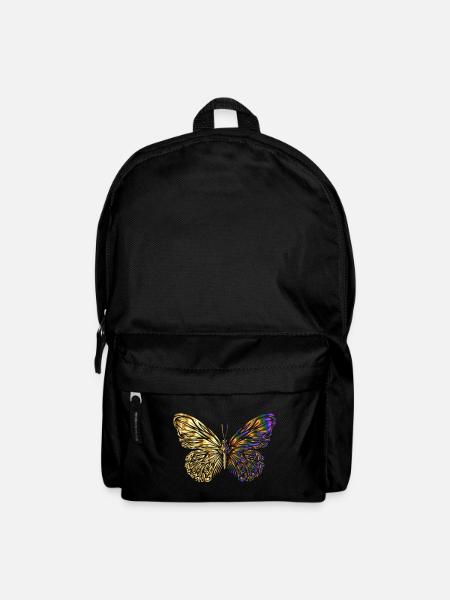 Schmetterling - Rucksack - Schwarz
