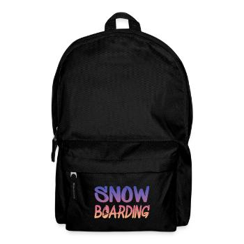 snowboarding - Rucksack - Schwarz - Vorne