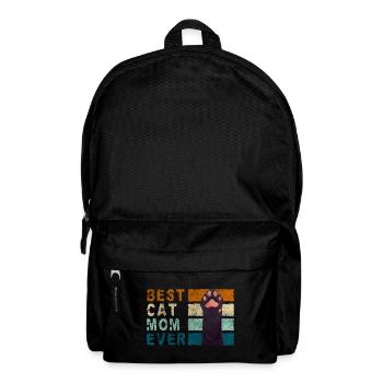 Amoureux des chats, chat sauvage, amour des animaux - Sac à dos - noir - Devant