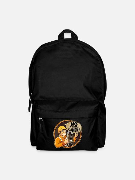 Nein, es ist keine Kamera - Vermessungstechniker - Rucksack - Schwarz