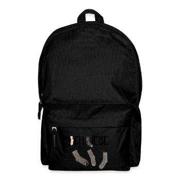 Ich liebe Socken! - Rucksack - Schwarz - Vorne