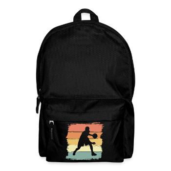 Basketball Retro Vintage Basketball Legende - Rucksack - Schwarz - Vorne