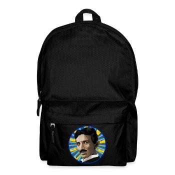 Nicola Tesla Popart - Rucksack - Schwarz - Vorne