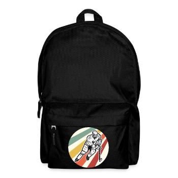 Eishockey Ice Hockey - Rucksack - Schwarz - Vorne