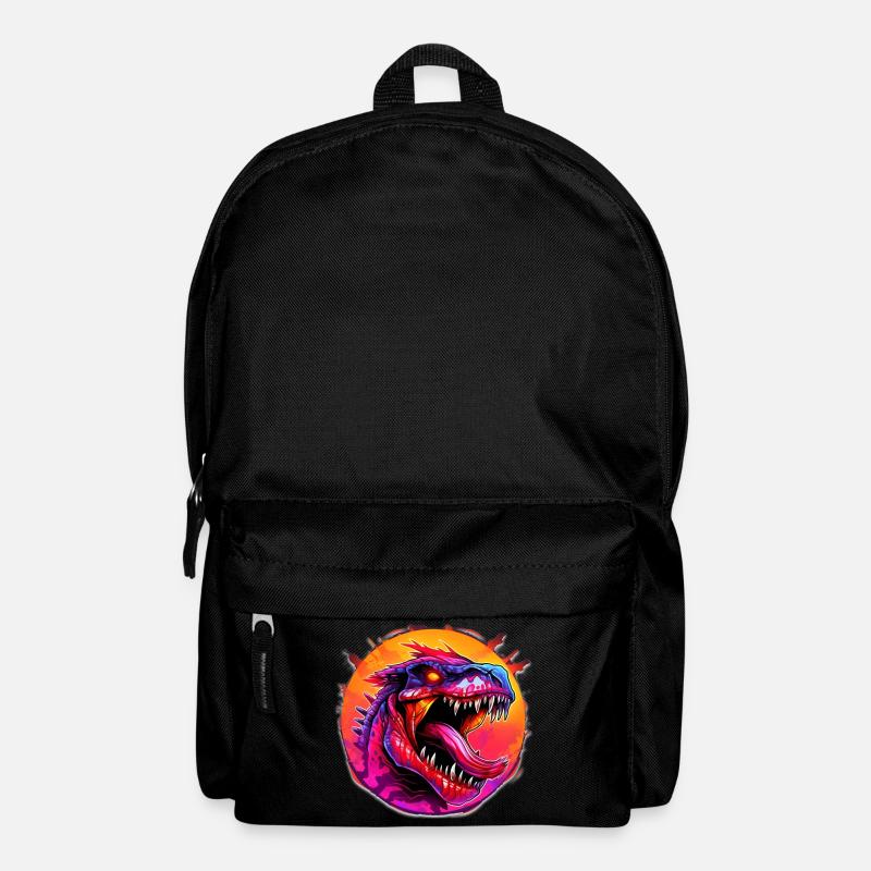 Dino T-Rex Design Comic - Rucksack - Schwarz