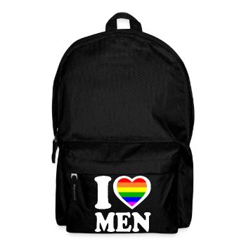 I love men - Sac à dos - noir - Devant