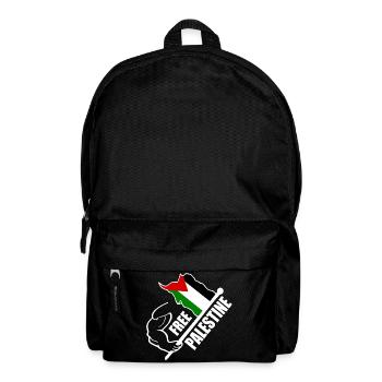 Free palestine - Rucksack - Schwarz - Vorne
