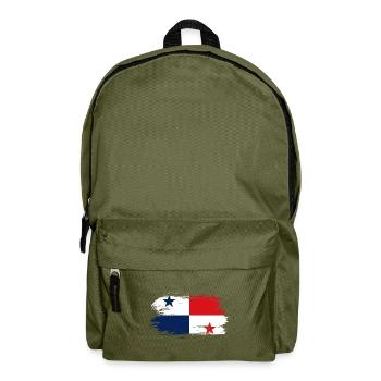Panama Flagge - Rucksack - Olivgrün - Vorne