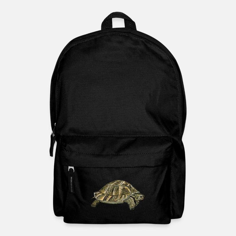 tortue - turtle - Sac à dos - noir