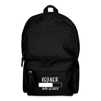 Kellner Spruch Restaurant Lustige Kellner Geschenk - Rucksack - Schwarz - Vorne