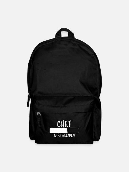 Chef Spruch Beruf Kollegen Lustiges Chef Geschenk - Rucksack - Schwarz